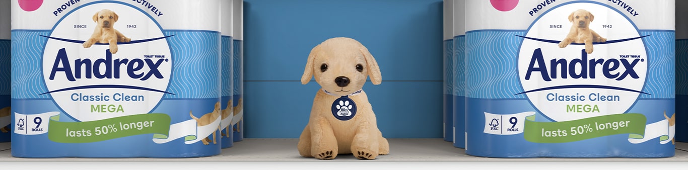 Andrex puppy outlet toy