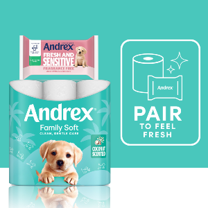 Andrex Family Soft Coconut Fragrance Toilet Tissue